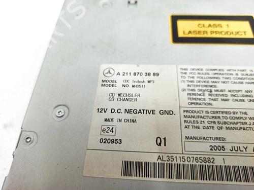 Electronic module MERCEDES-BENZ CLS (C219) CLS 320 CDI | BP36265901M83 - Image 19