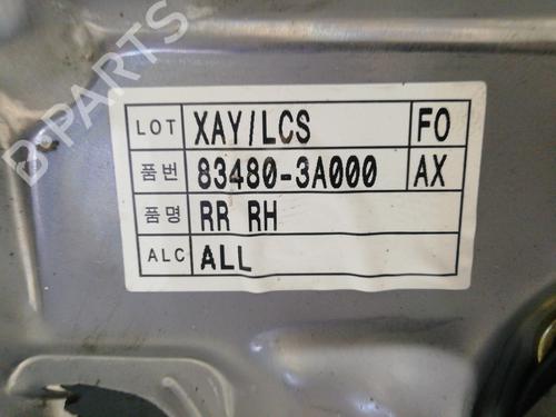 Rear right window mechanism HYUNDAI TRAJET (FO) 2.0 CRDi | BP8131537C25 