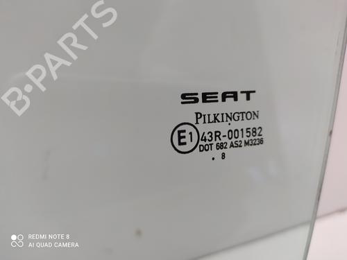 Front left door window SEAT LEON (1P1)  | BP8254312C18 
