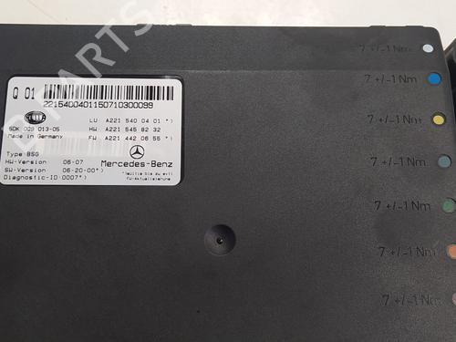 Fuse box MERCEDES-BENZ S-CLASS (W221, V221) S 320 CDI (221.022, 221.122) | BP16553336E1 