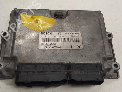 Used Engine control unit (ECU) FIAT STILO Multi Wagon (192_) 1.9 JTD (115 hp) 15471434