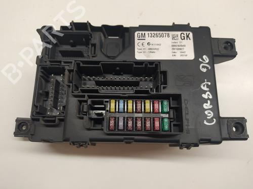 Used Fuse box OPEL CORSA D (S07) 1.3 CDTI (L08, L68) (75 hp) 9821328