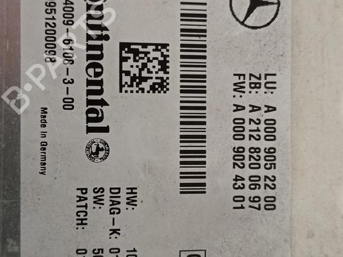 Electronic module MERCEDES-BENZ E-CLASS (W212)  | BP7093786M83 