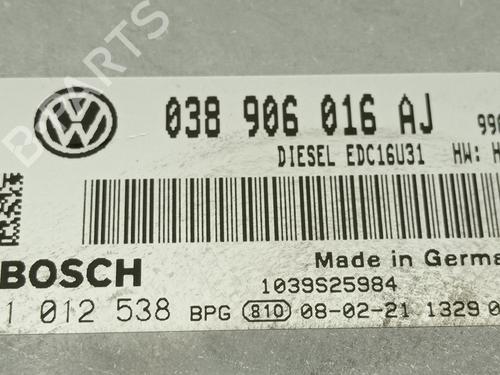 Engine control unit (ECU) VW TRANSPORTER T5 Van (7HA, 7HH, 7EA, 7EH) 2.5 TDI | BP31191272M57