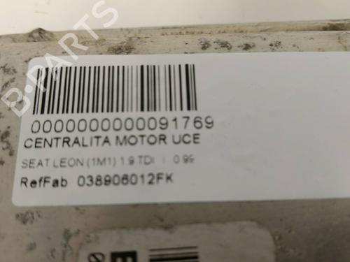 Engine control unit (ECU) SEAT LEON (1M1) 1.9 TDI | BP7092406M57 