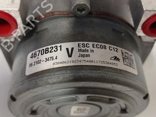 ABS pump MITSUBISHI OUTLANDER III (GG_W, GF_W, ZJ, ZL, ZK) 2.0 4WD (GF7W) | BP10749634M43 