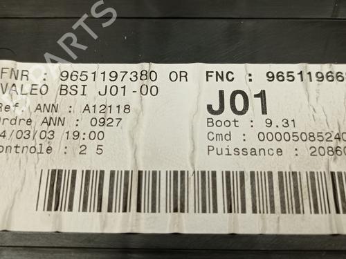 Fuse box CITROËN C5 I (DC_) 2.0 HDi (DCRHZB, DCRHZE) | BP32781470E1 - Image 2