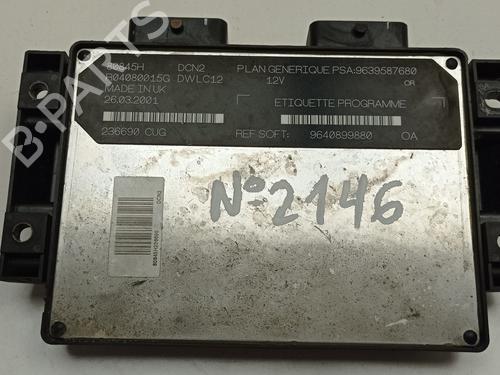 Calculateur moteur (ecu) PEUGEOT 206 Hatchback (2A/C) 1.9 D (69 hp) 28729571