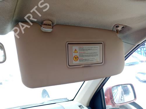 Used Right sun visor NISSAN X-TRAIL I (T30) 2.2 Di 4x4 (114 hp) 19257403