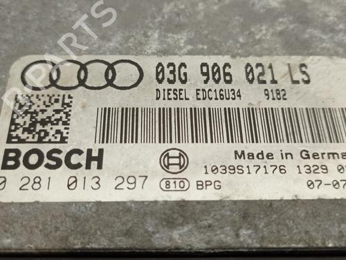 Engine control unit (ECU) AUDI A3 (8P1) 1.9 TDI | BP11112495M57 