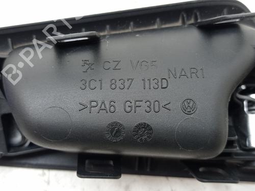 Front left interior door handle VW PASSAT B6 (3C2) 2.0 TDI 16V | BP7837691I13 