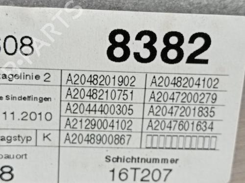 Front right window mechanism MERCEDES-BENZ C-CLASS (W204) C 200 CDI (204.001) | BP31316744C23