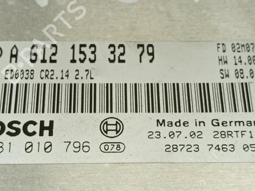 Engine control unit (ECU) MERCEDES-BENZ M-CLASS (W163) ML 270 CDI (163.113) | BP27931394M57 