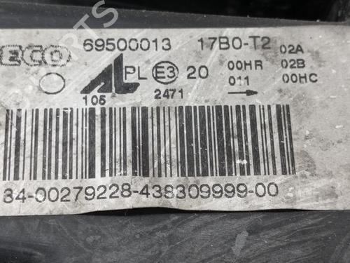 Left headlight IVECO DAILY IV Platform/Chassis 35C15 | BP29437190C28 