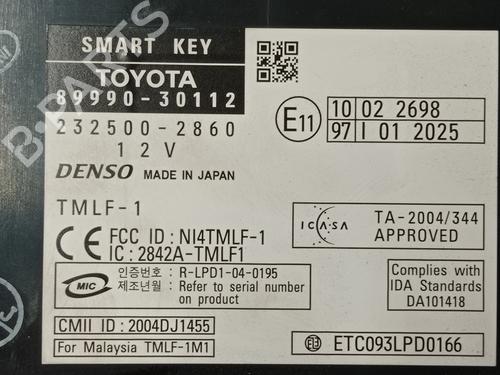 Electronic module LEXUS GS (_S19_) 450h (GRS191_, GWS191_) | BP10106279M83 