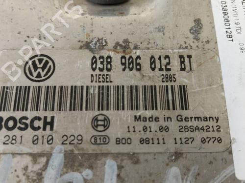 Engine control unit (ECU) SEAT LEON (1M1) 1.9 TDI | BP7092365M57 