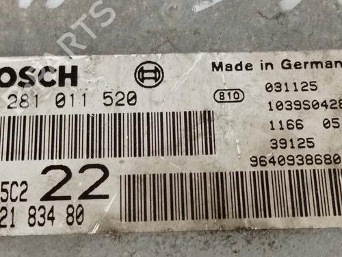Engine control unit (ECU) PEUGEOT 406 (8B) 2.0 HDI 90 | BP7092491M57 