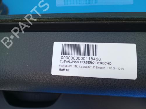 Used Rear right window mechanism FIAT SEDICI (189_) 1.9 D Multijet 4x4 (120 hp) 18919923