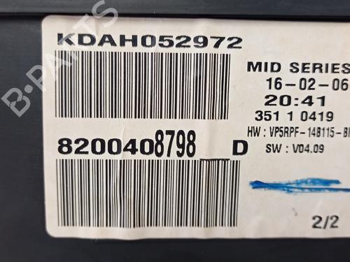 Instrument cluster RENAULT MEGANE II Estate (KM0/1_) 1.5 dCi (KM16, KM1E) | BP19119570C47 