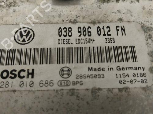 Engine control unit (ECU) SEAT LEON (1M1) 1.9 TDI | BP7092678M57 