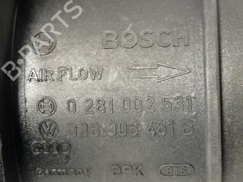 Mass air flow sensor SEAT IBIZA III (6L1) 1.9 TDI | BP7093713M95 