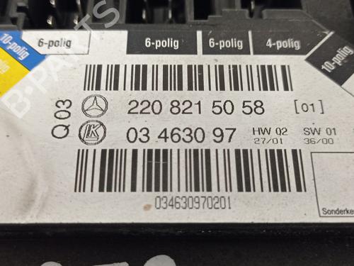Electronic module MERCEDES-BENZ S-CLASS (W220) S 320 (220.065, 220.165) | BP7093897M83 