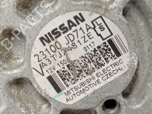 Alternator NISSAN QASHQAI / QASHQAI +2 I (J10, NJ10, JJ10E) 2.0 dCi | BP21539423M7 