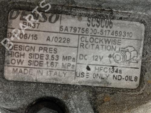 AC compressor FIAT PUNTO (188_) 1.3 JTD 16V | BP9298207M34 