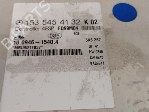 Control unit MERCEDES-BENZ M-CLASS (W163) ML 320 (163.154) | BP8922178M11 