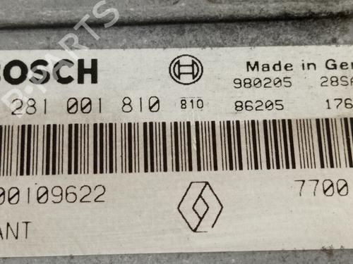 Engine control unit (ECU) RENAULT MEGANE I (BA0/1_) 1.9 dTi (BA08, BA0N) | BP7093111M57 