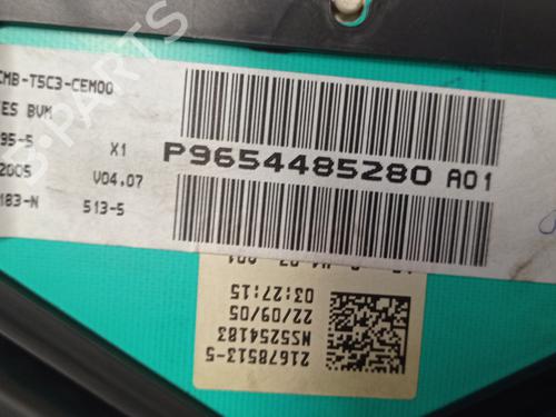 Instrument cluster PEUGEOT 307 (3A/C) 1.6 HDi | BP9807747C47 