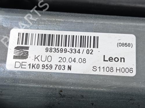 Rear left window mechanism SEAT LEON (1P1) 1.9 TDI | BP15262476C24 