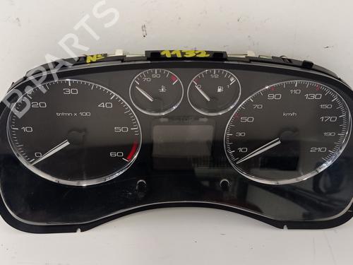 Used Instrument cluster PEUGEOT 307 (3A/C) 1.6 HDi (90 hp) 9807747