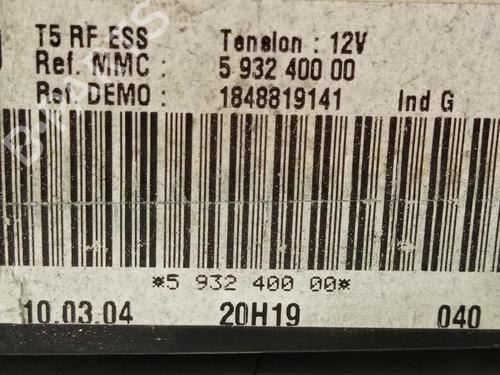 Climate control PEUGEOT 307 (3A/C) 2.0 HDi 90 | BP7837128I5 