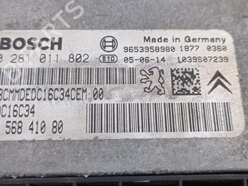 Engine control unit (ECU) CITROËN XSARA PICASSO (N68) 1.6 HDi | BP15804837M57 