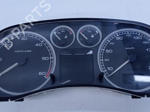 Used Instrument cluster PEUGEOT 307 (3A/C) 2.0 HDi 90 (90 hp) 15262536