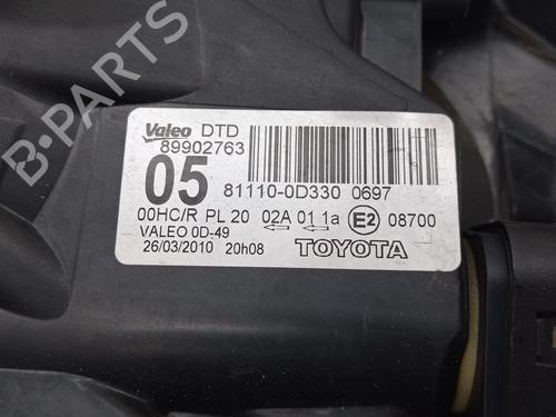 Faro derecho TOYOTA YARIS (_P9_) 1.33 VVT-i (NSP90_, NSP90R) | BP10570621C29 