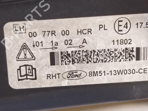 Left headlight FORD FOCUS II (DA_, HCP, DP) 1.6 TDCi | BP23990594C28 