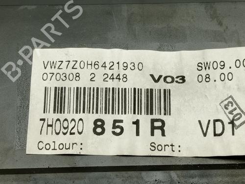 Instrument cluster VW TRANSPORTER T5 Van (7HA, 7HH, 7EA, 7EH) 2.5 TDI | BP31193731C47 