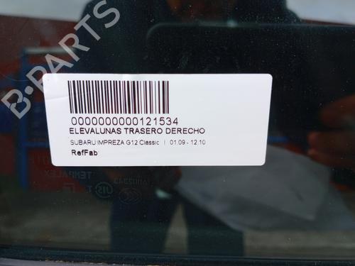 Used Rear right window mechanism SUBARU IMPREZA Hatchback (GR, GH, G3) 2.0 D AWD (150 hp) 23079218