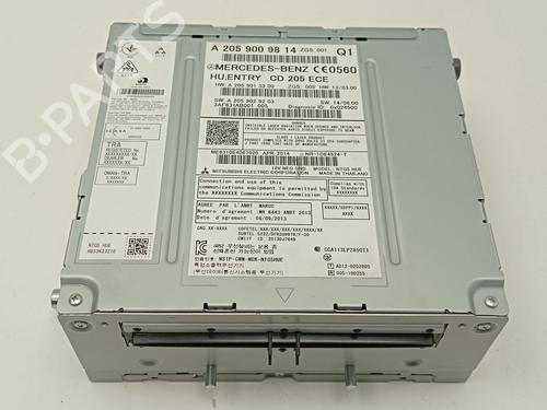 Used Radio MERCEDES-BENZ C-CLASS (W205) C 220 BlueTEC / d (205.002, 205.004) (170 hp) 31643993