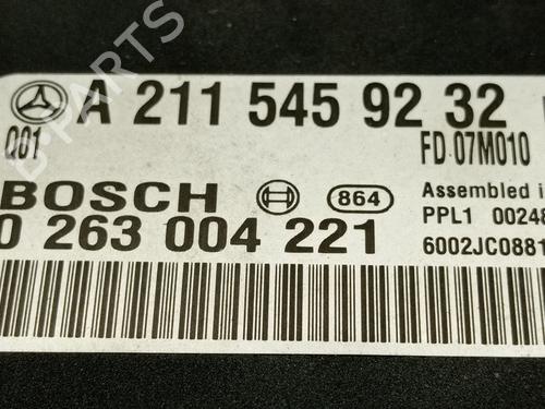 Electronic module MERCEDES-BENZ E-CLASS (W211) E 320 CDI (211.022) | BP27589255M83 