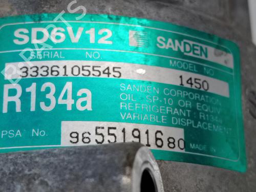 AC compressor PEUGEOT 1007 (KM_) 1.6 16V | BP10213501M34 