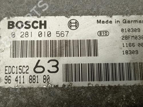 Engine control unit (ECU) PEUGEOT 607 (9D, 9U) 2.2 HDi | BP34099269M57  - Image 6