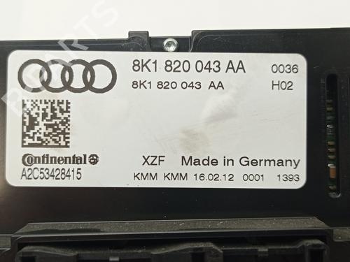 Climate control AUDI A4 B8 (8K2)  | BP8144073I5 