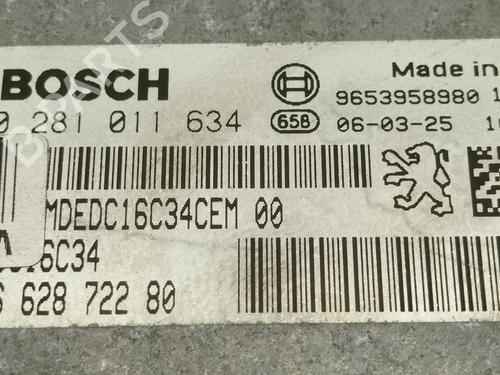 Engine control unit (ECU) PEUGEOT 307 (3A/C)  | BP24802572M57 