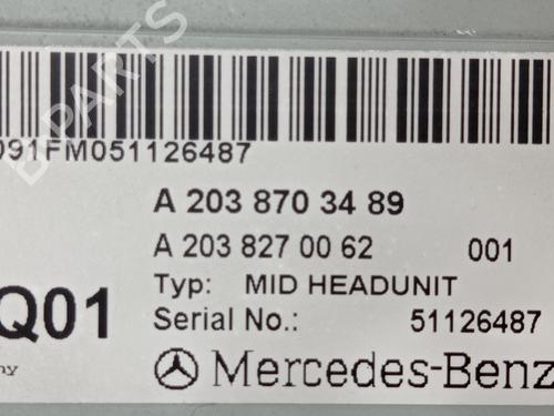 Radio MERCEDES-BENZ C-CLASS Coupe (CL203) C 180 Kompressor (203.746) | BP25870843E6 