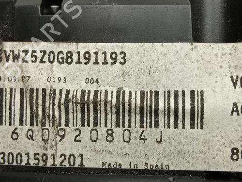 Instrument cluster VW POLO (9N_, 9A_) 1.4 TDI | BP7093332C47 