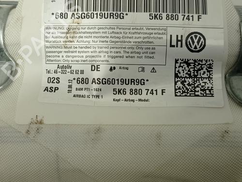 Left curtain airbag VW GOLF VI (5K1) 2.0 GTi | BP17728573C11 