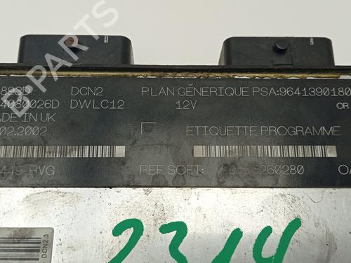 Engine control unit (ECU) CITROËN BERLINGO / BERLINGO FIRST MPV (MF_, GJK_, GFK_) 1.9 D (MFWJZ) | BP32479420M57 